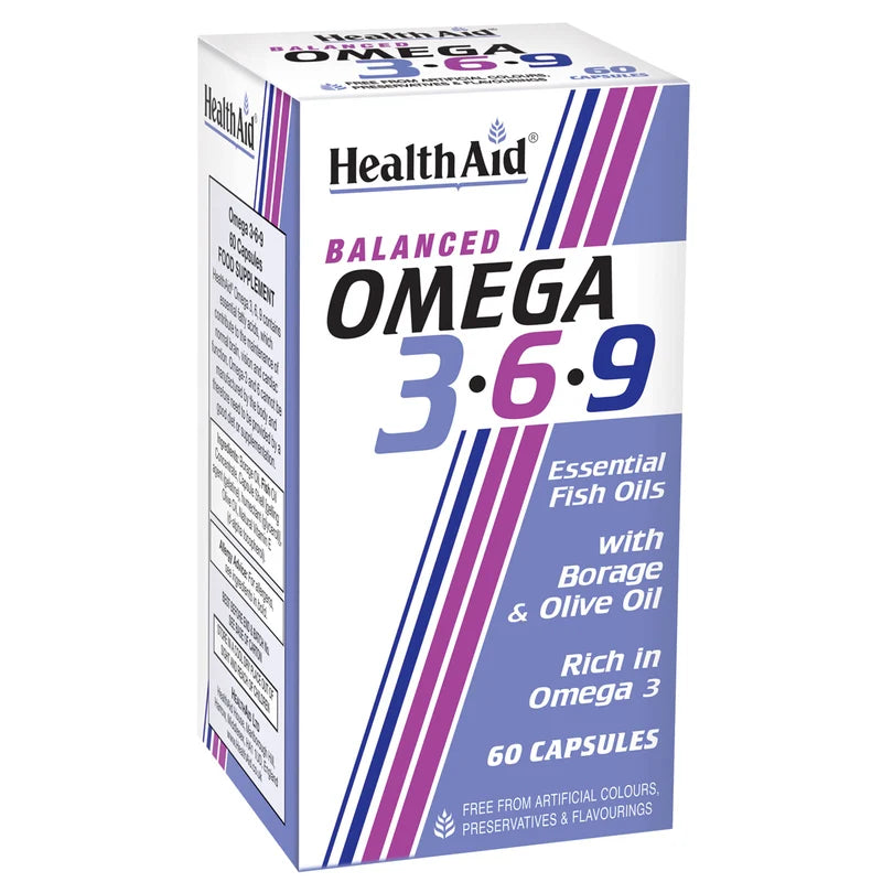 Health Aid Balanced Omega 3-6-9 x60 Capsules