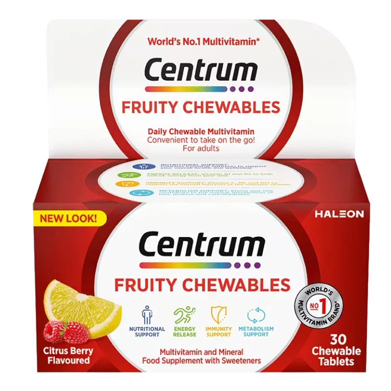 Centrum Fruity Chewables x30 Tablets