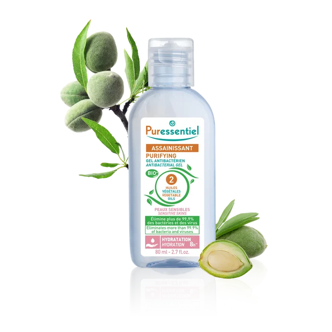 Puressentiel Purifying Antibacterial Gel Sensitive Skin 80ml
