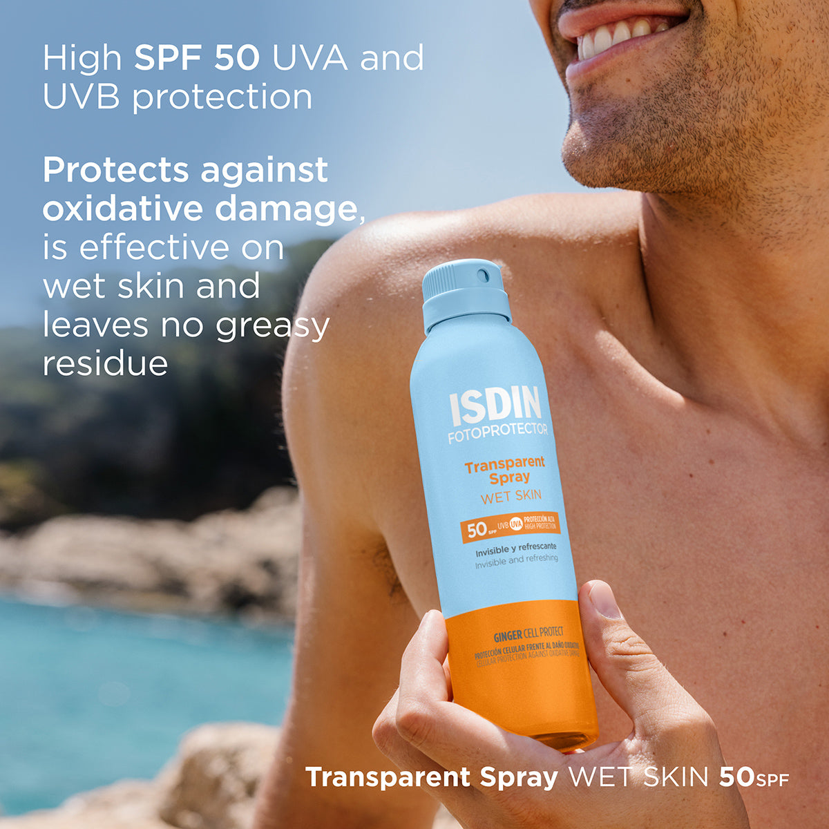 Isdin Fotoprotector ISDIN Transparent Spray Wet Skin SPF 50 250ml