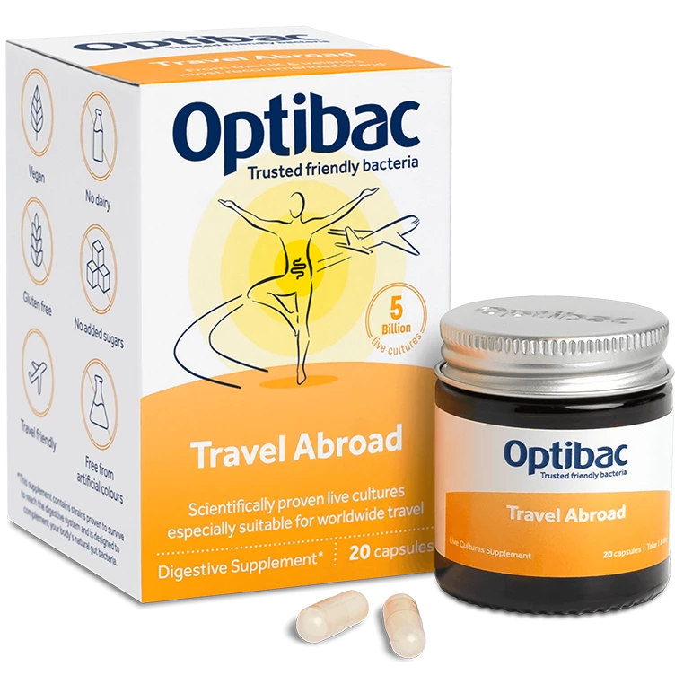 Optibac For Travel Abroad x20 Capsules