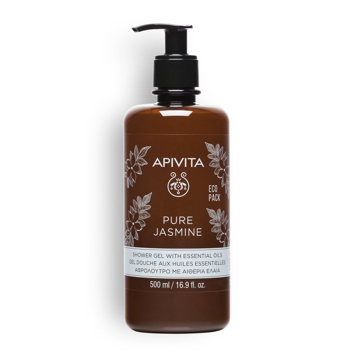 Apivita Pure Jasmine Shower Gel 500ml