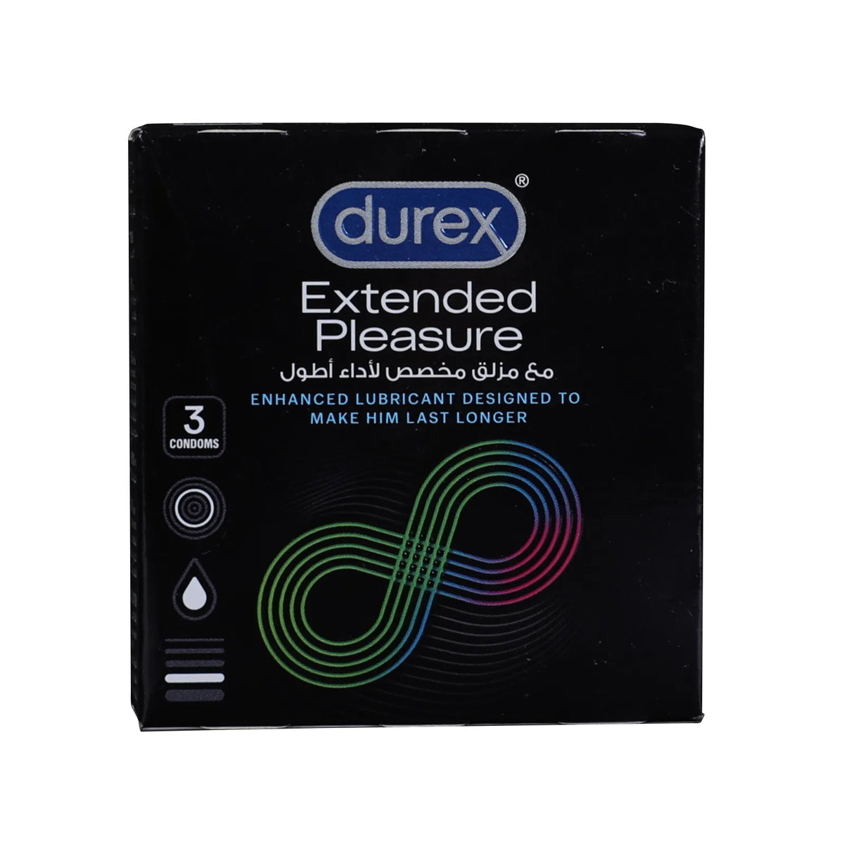 Durex Extended Pleasure Condoms 3 Pack