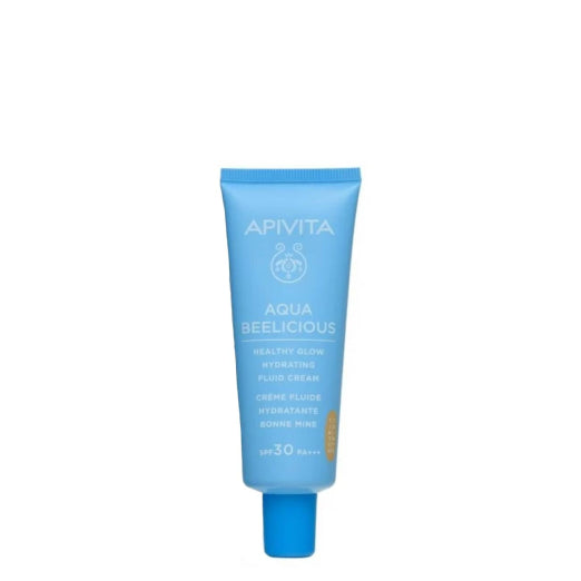 Apivita Beelicious Healthy Glow Hydrating Fluid Cream SPF30 Tinted 40ml