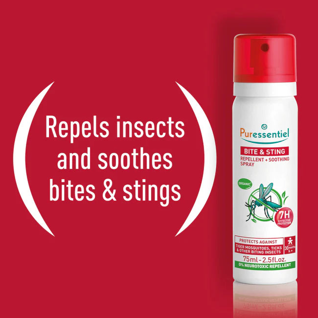 Puressentiel Bite & Sting Repellent + Soothing Spray 75ml