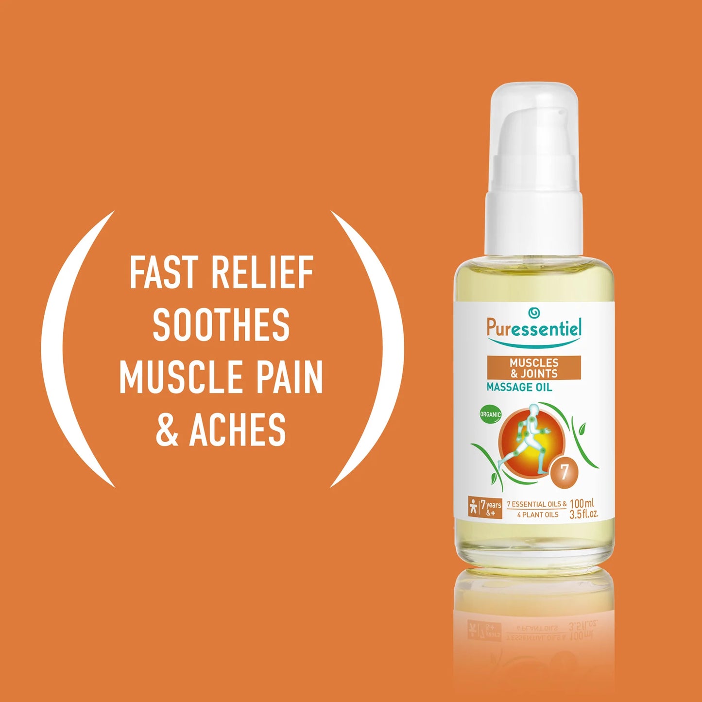 Puressentiel Organic Muscle Relaxing Massage Oil 100ml