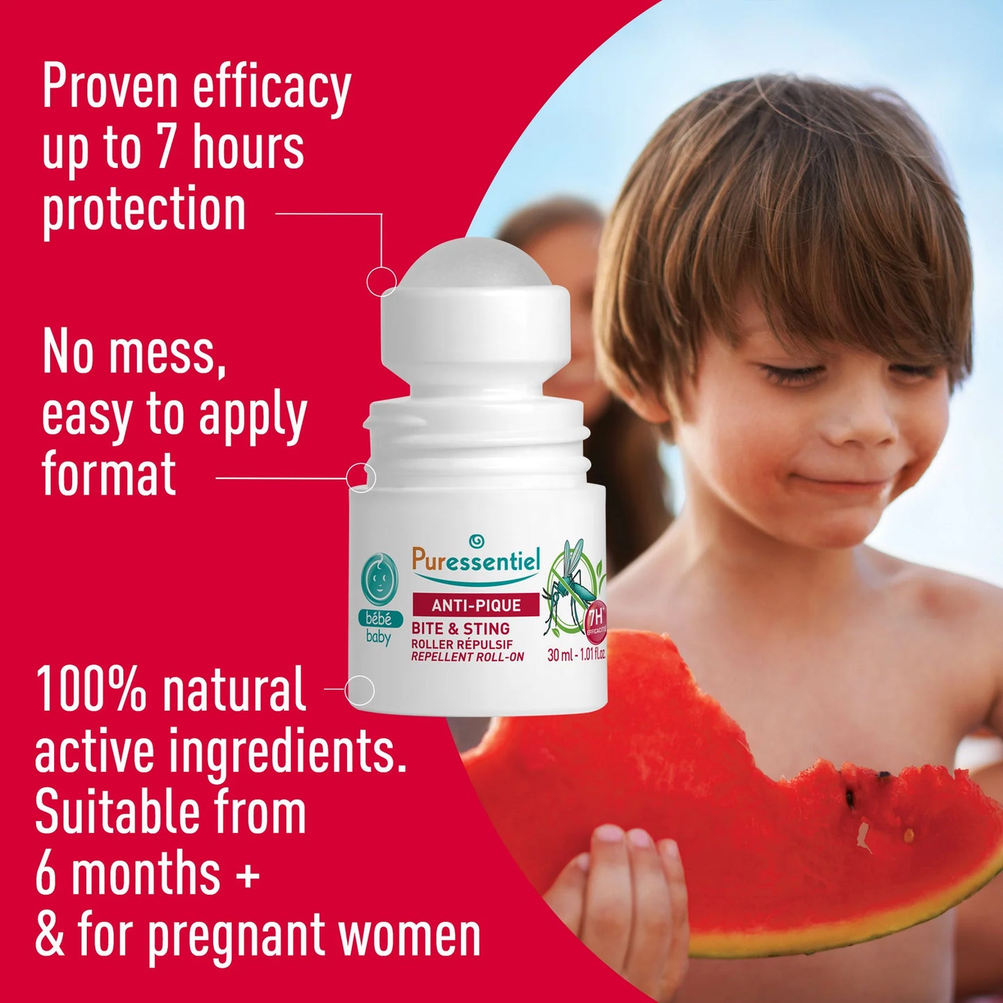 Puressentiel Bite & Sting Baby Repellent Roll-On