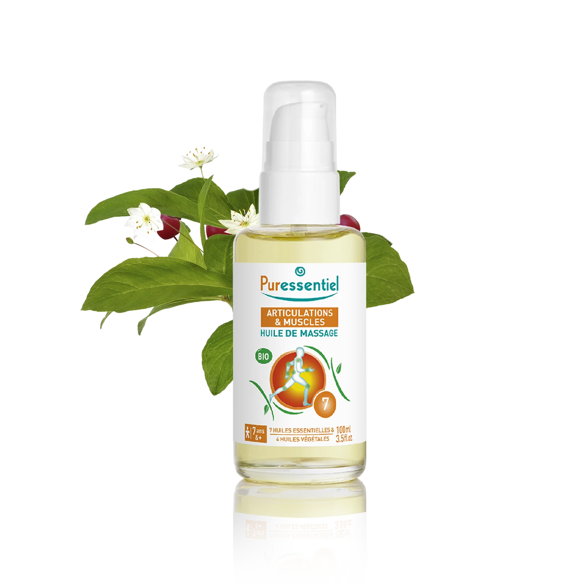 Puressentiel Organic Muscle Relaxing Massage Oil 100ml