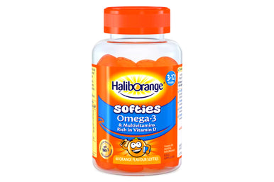 HalibOrange Softies Omega-3 & Multivitamins x30