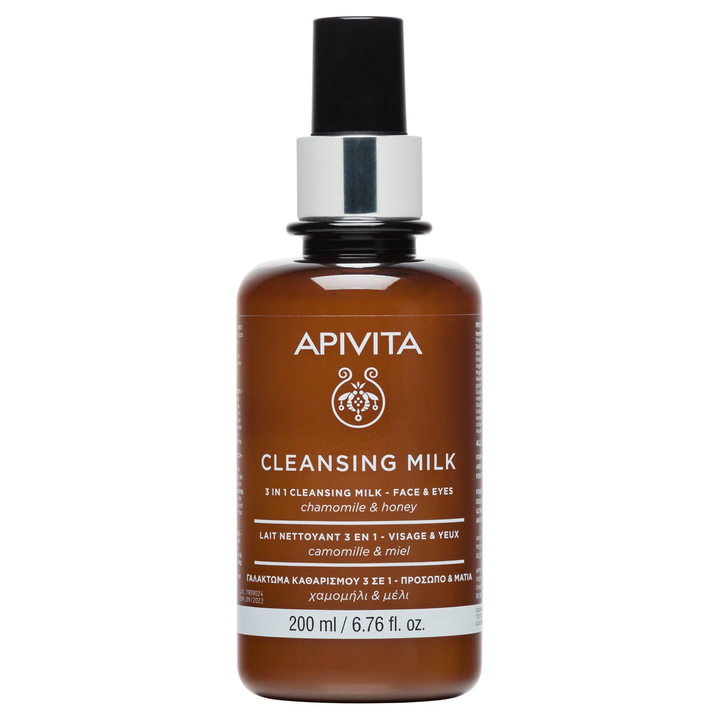 Apivita 3 in 1 Milky Cleanser – Face & Eyes 200ml