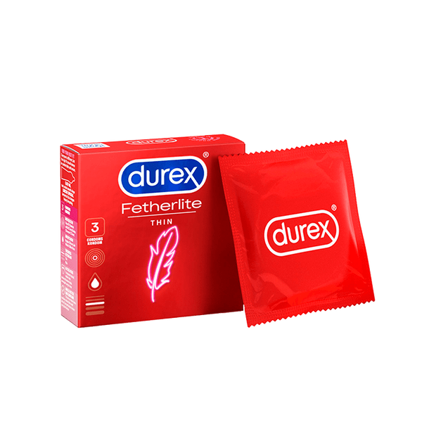 Durex Fetherlite Thin Condoms 3 Pack