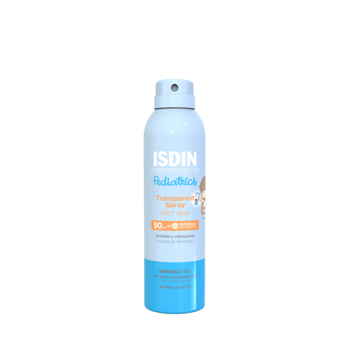 Isdin Fotoprotector ISDIN Transparent Spray Wet Skin Pediatrics SPF 50